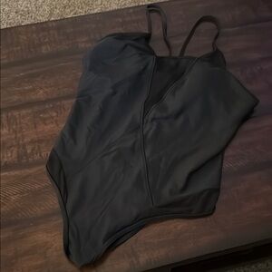 Black One-Piece Swimsuit XL Cupshe